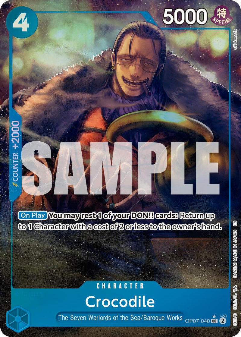 Cocodrilo (OP07-040) (Arte Alternativo) [Premium Booster -The Best- Vol. 2]