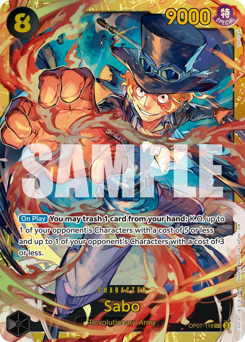 Sabo (OP07-118) (Réédition) [Premium Booster -The Best- Vol. 2]
