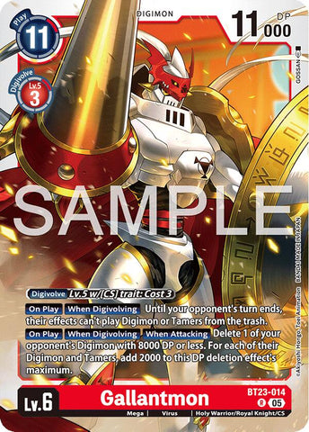 Gallantmon [BT23-014] [Sueño de los Hackers]