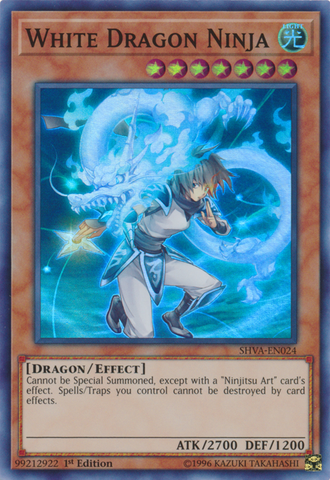 White Dragon Ninja [SHVA-SP024] Super Rara