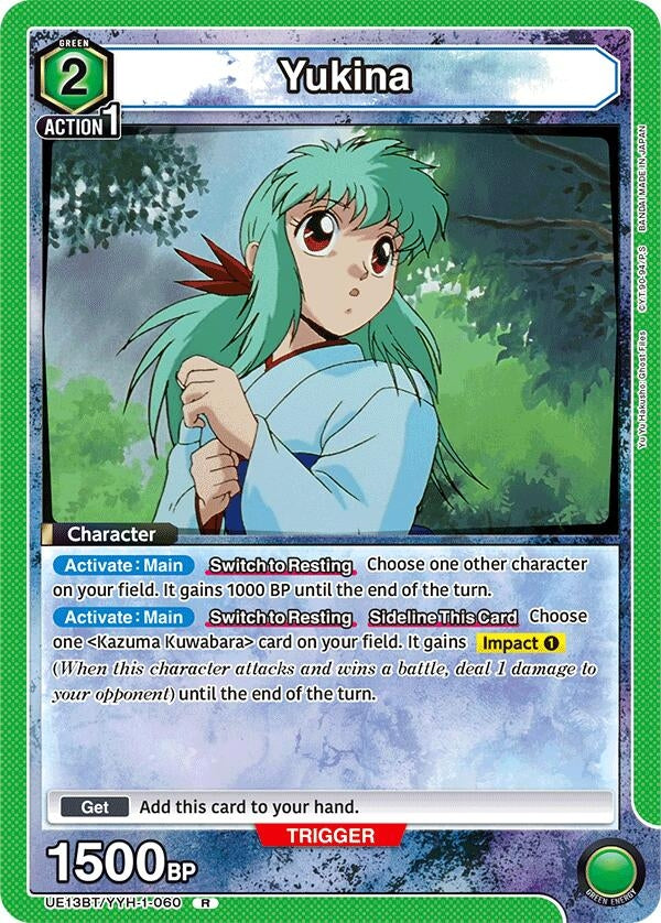Image for Yukina (060) (Box Topper Foil) (UE13BT/YYH-1-060) (UE13BT) - Union Arena