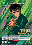Image for Yusuke Urameshi (Release Event Winner) (UEPR/YYH-1-036) (UE13BT_RE) - Union Arena