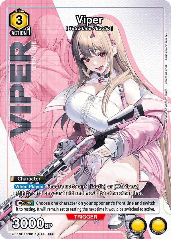 Image for Viper (014) (U*) (UE14BT/NIK-1-014) (UE14BT) - Union Arena