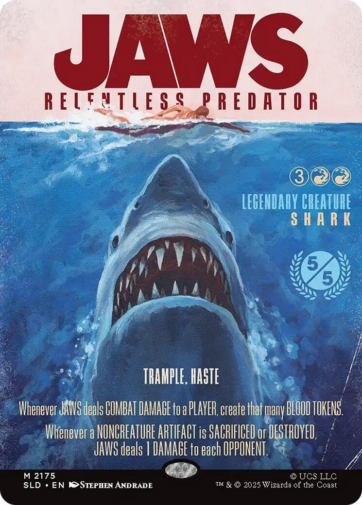 Image for Jaws, Relentless Predator (2175) - Magic: The Gathering