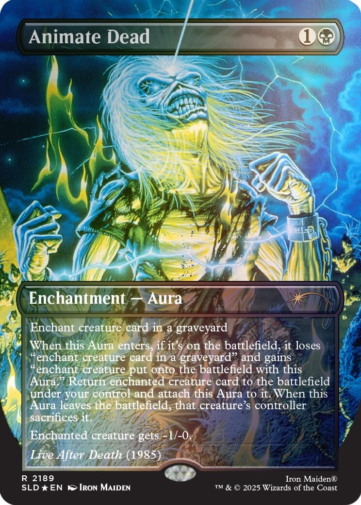 Image for Animate Dead (Rainbow Foil) (2189) - Magic: The Gathering