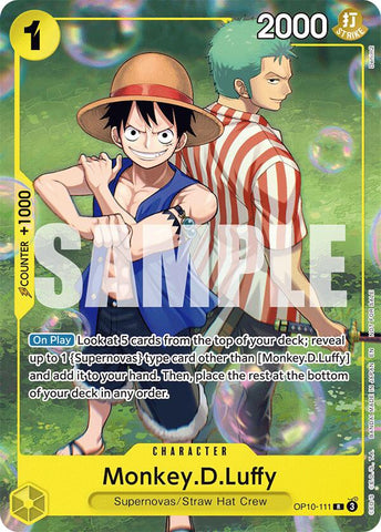 Monkey.D.Luffy (Mazo de Aprendizaje Conjunto - Evento Zarpar) [Cartas Promocionales de One Piece]