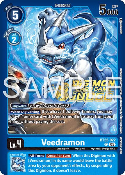 Veedramon [BT22-022] (Pack Juge 2025 Vague 2) [Cyber Eden]