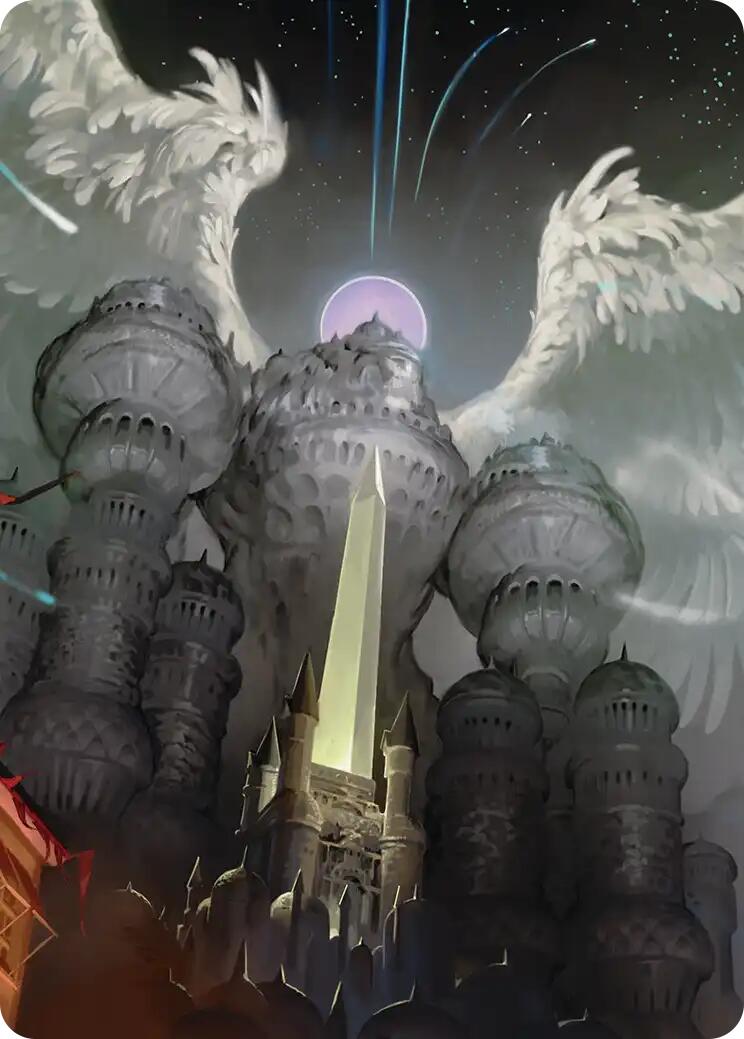 Tarjeta artística Escena de alas brillantes [Serie de arte FINAL FANTASY]