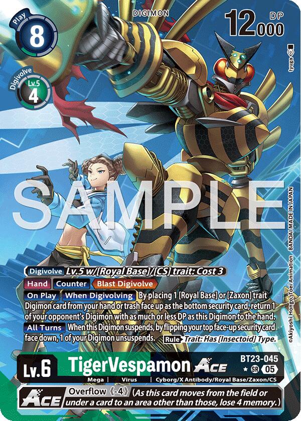 TigerVespamon ACE [BT23-045] (Arte Alternativo) [Sueño de Hackers]