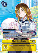 Makiko Date [BT23-082] (Arte alternativo) [El sueño de los hackers]