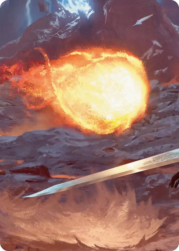 Carte d'art Scène de Flamme du duelliste [Série artistique FINAL FANTASY]