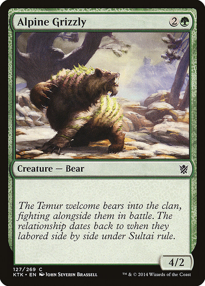 Grizzly alpin [Khans de Tarkir]