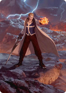 Carta de arte de la escena del rival de Balamb de Seifer [Serie de Arte de FINAL FANTASY]