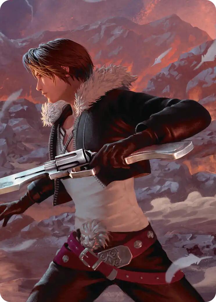 Squall, Duelliste au Gunblade - Carte artistique [FINAL FANTASY Art Series]