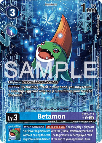 Betamon [BT23-017] (Paquete de Promoción Hacker's Slumber Box) [Hackers' Slumber]