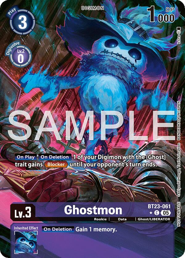 Ghostmon [BT23-061] (Pack promotionnel Hacker's Slumber Box) [Hackers' Slumber]