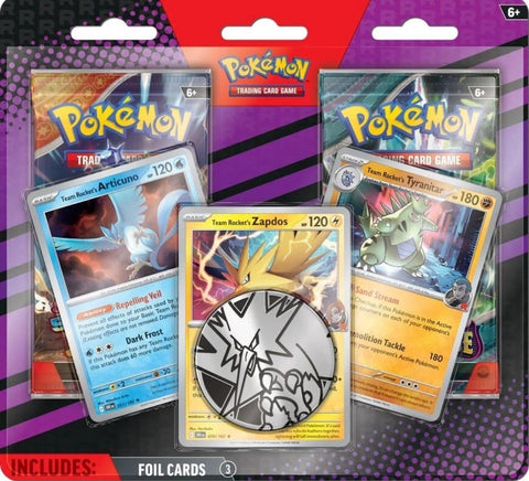 Blister de 2 boosters (Artikodin, Électhor et Tyranocif du Team Rocket)