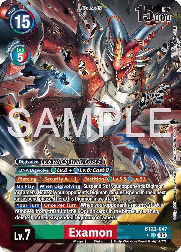 Examon [BT23-047SR] (Arte Alternativo) [Sueño de Hackers]