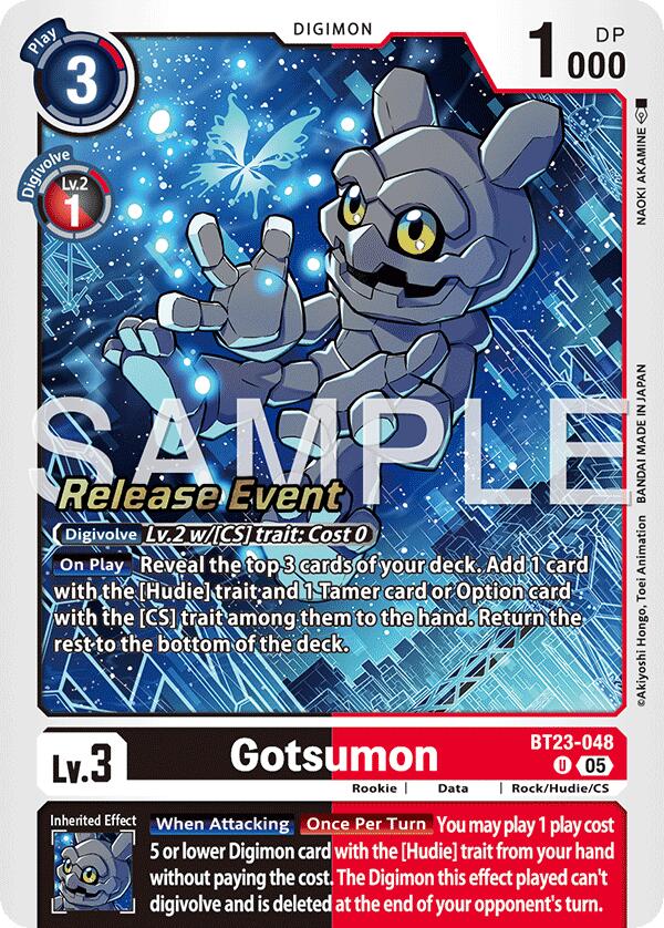 Gotsumon [BT23-048] [Cartas de evento del lanzamiento de Hackers' Slumber]