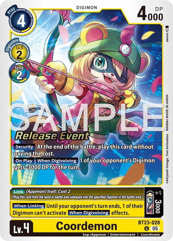 Coordemon [BT23-028] [Cartas del evento Hackers' Slumber Release]