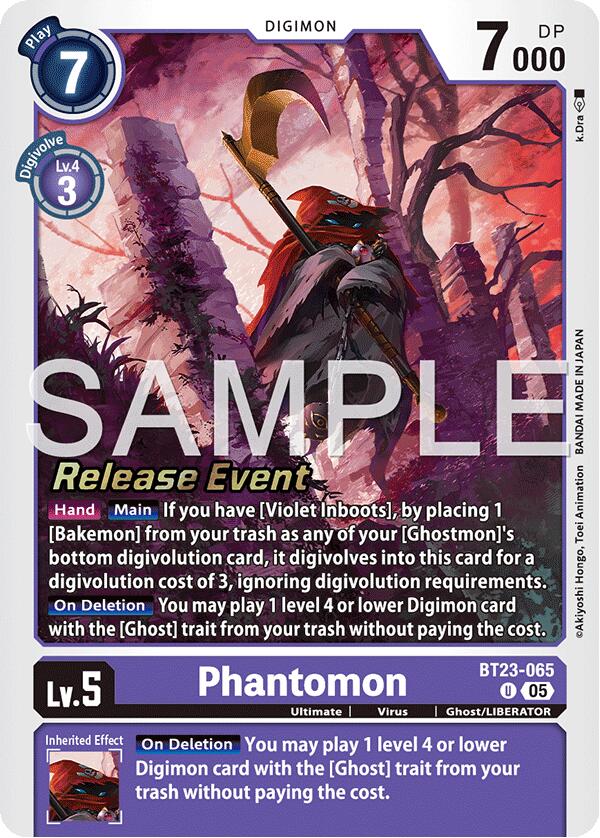 Phantomon [BT23-065] [Cartas de eventos de lanzamiento de Hackers' Slumber]