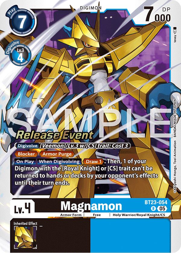 Magnamon [BT23-054] [Cartas del evento Hackers' Slumber Release]