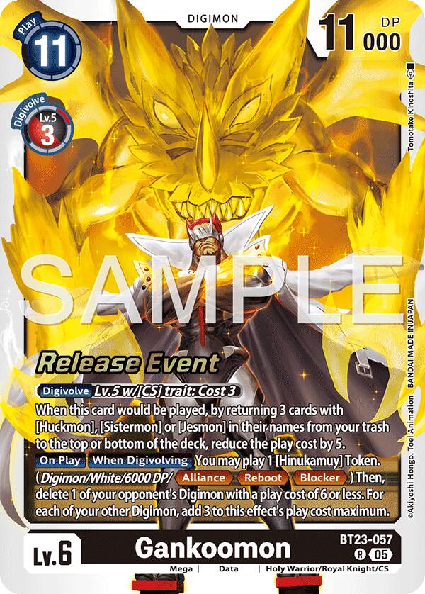 Gankoomon [BT23-057] [Cartas de evento de lanzamiento de Hackers' Slumber]