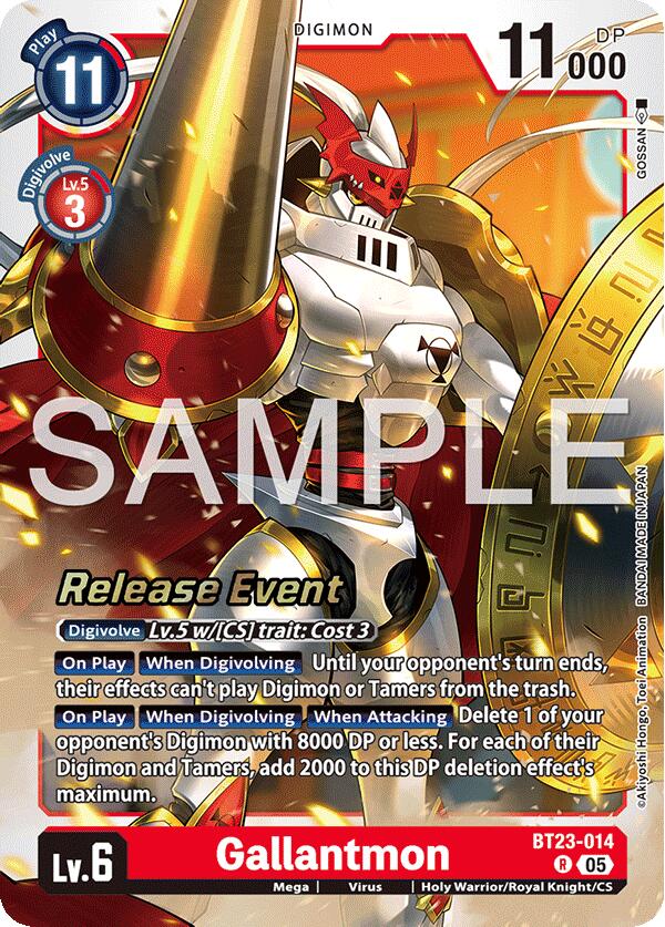 Gallantmon [BT23-014] [Cartas del Evento de Lanzamiento de Hackers' Slumber]