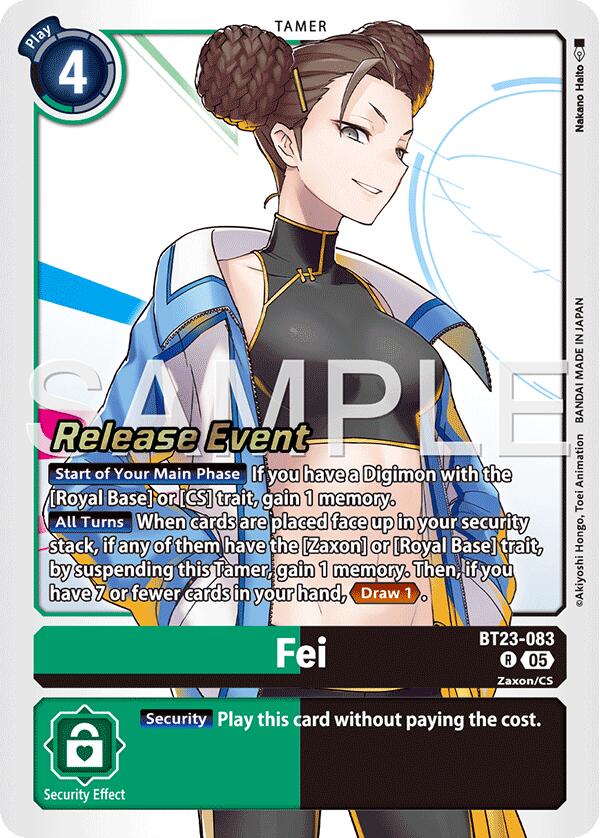 Fei [BT23-083] [Cartas del evento Hackers' Slumber Release]