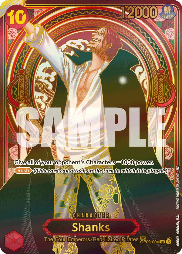 Shanks (OP09-004) (SP) (Oro) [Heredando Su Voluntad]