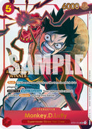 Monkey.D.Luffy (ST01-012) (Gagnant 3ème Anniversaire) [Cartes promotionnelles One Piece]