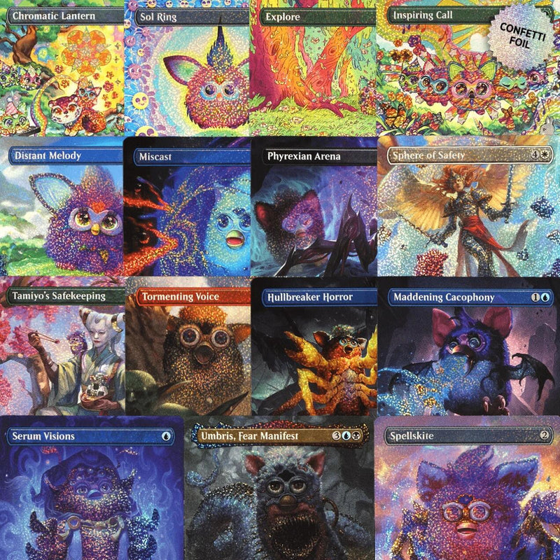 Secret Lair : Collection de drops - Les confettis Ay-loh Tee-wee-lah (Superdrop Secret effrayant - Lot de cartes brillantes)