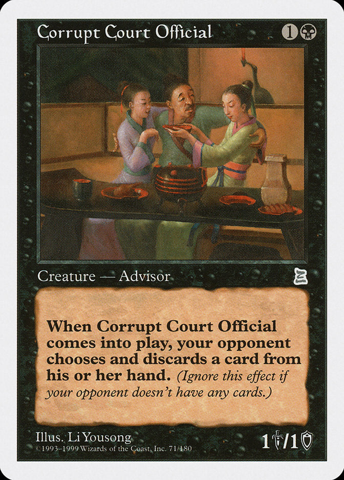 Officiel de cour corrompu [Portal Three Kingdoms]