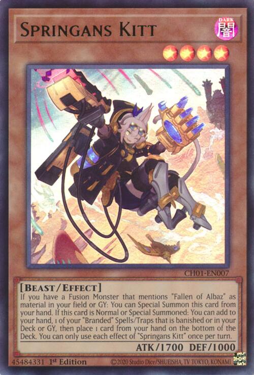Springans Kitt [CH01-ES007] Ultra Rara