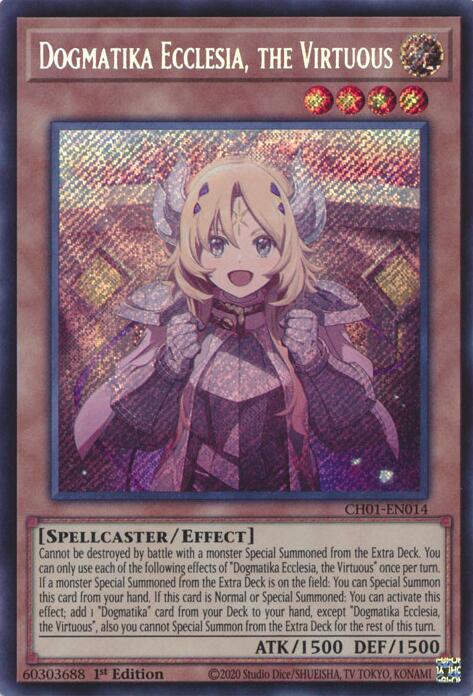 Ecclesia la vertueuse, Dogmatika (Secret Rare) [CH01-EN014] Secret Rare