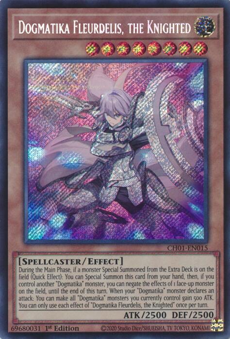 Dogmatika Fleurdelis, la Chevalier (Secret Rare) [CH01-FR015] Secret Rare
