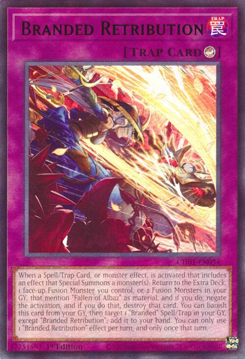 Rétribution Enflammée [CH01-FR034] Ultra Rare