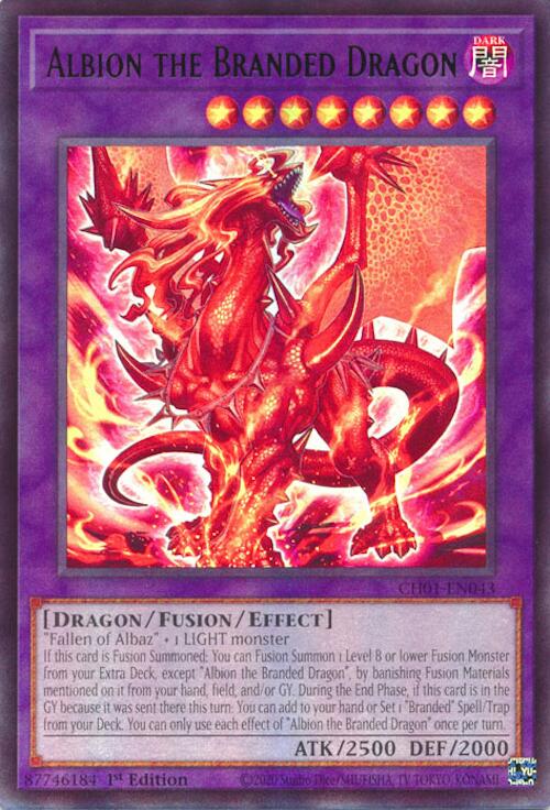 Albion le Dragon marqué [CH01-FR043] Ultra Rare