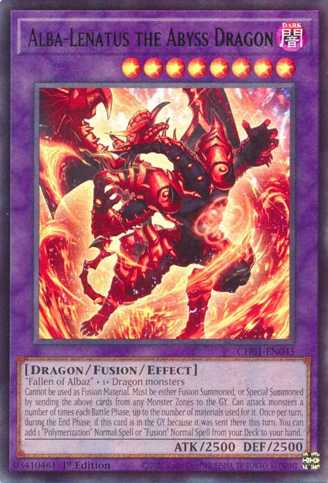 Alba-Lenatus le Dragon des Abysses [CH01-FR045] Ultra Rare