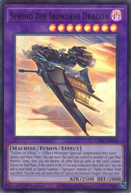 Sprind, le dragon de la Ruée de fer [CH01-FR048] Ultra Rare