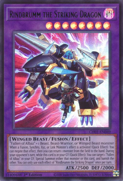 Rindbrumm le Dragon Foudroyant [CH01-FR049] Ultra Rare
