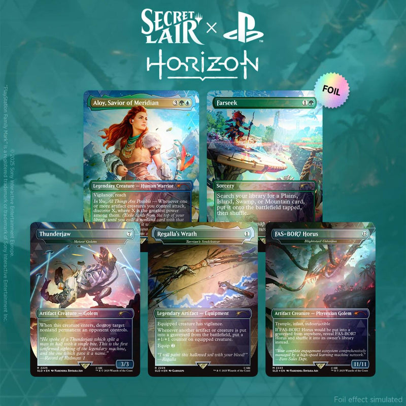 Secret Lair x Horizon: Dans l'Ouest interdit (Édition Premium arc-en-ciel)