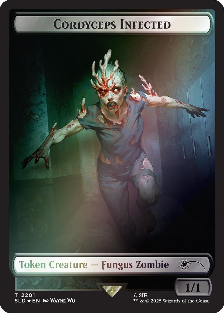 Image for Cordyceps Infected Token (2201) (Rainbow Foil) (2201) - Magic: The Gathering