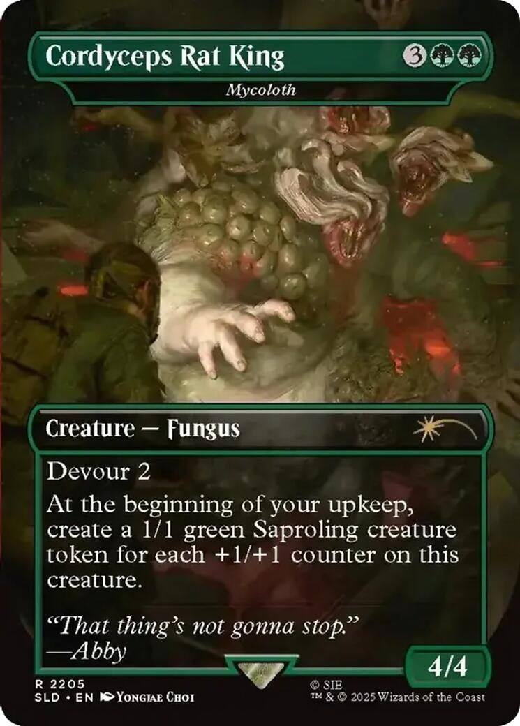 Image for Cordyceps Rat King - Mycoloth (2205) - Magic: The Gathering