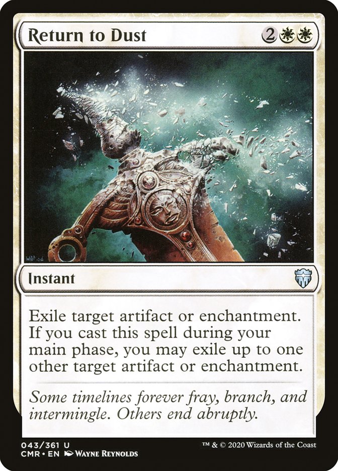 Retour à la poussière (43) [Commander Legends]