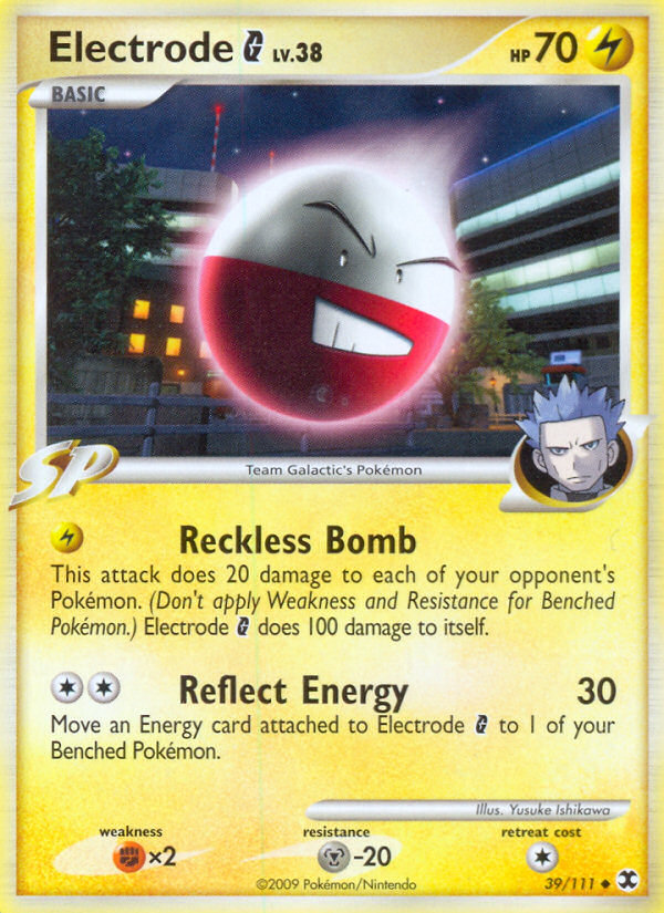 Electrode G (39/111) [Platino: Duelos Secretos]