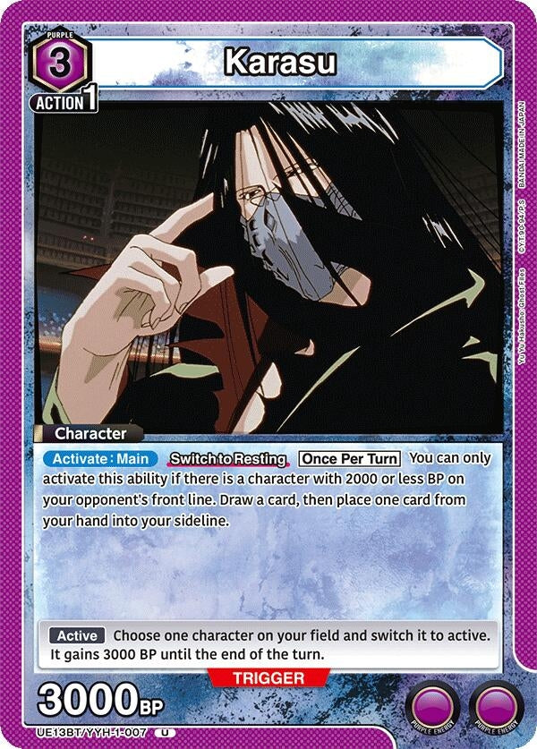 Image for Karasu (007) (UE13BT/YYH-1-007) (UE13BT) - Union Arena