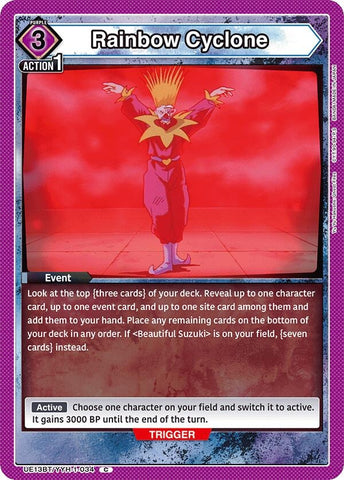 Image for Rainbow Cyclone (UE13BT/YYH-1-034) (UE13BT) - Union Arena