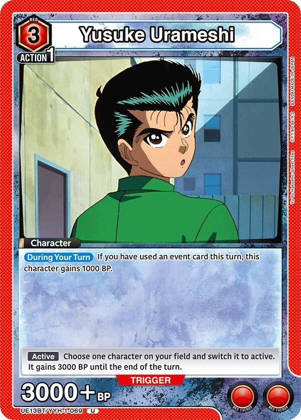 Image for Yusuke Urameshi (069) (UE13BT/YYH-1-069) (UE13BT) - Union Arena