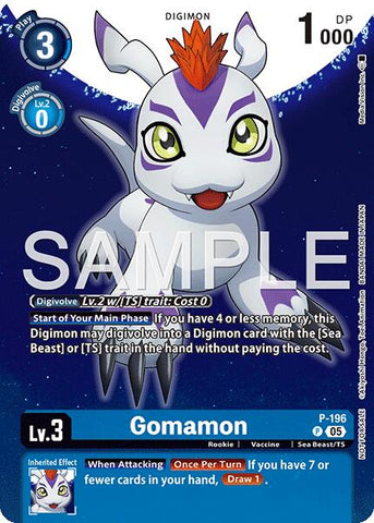 Gomamon [P] (Digimon Story: Time Stranger Pack de Promoción) [Cartas Promocionales]